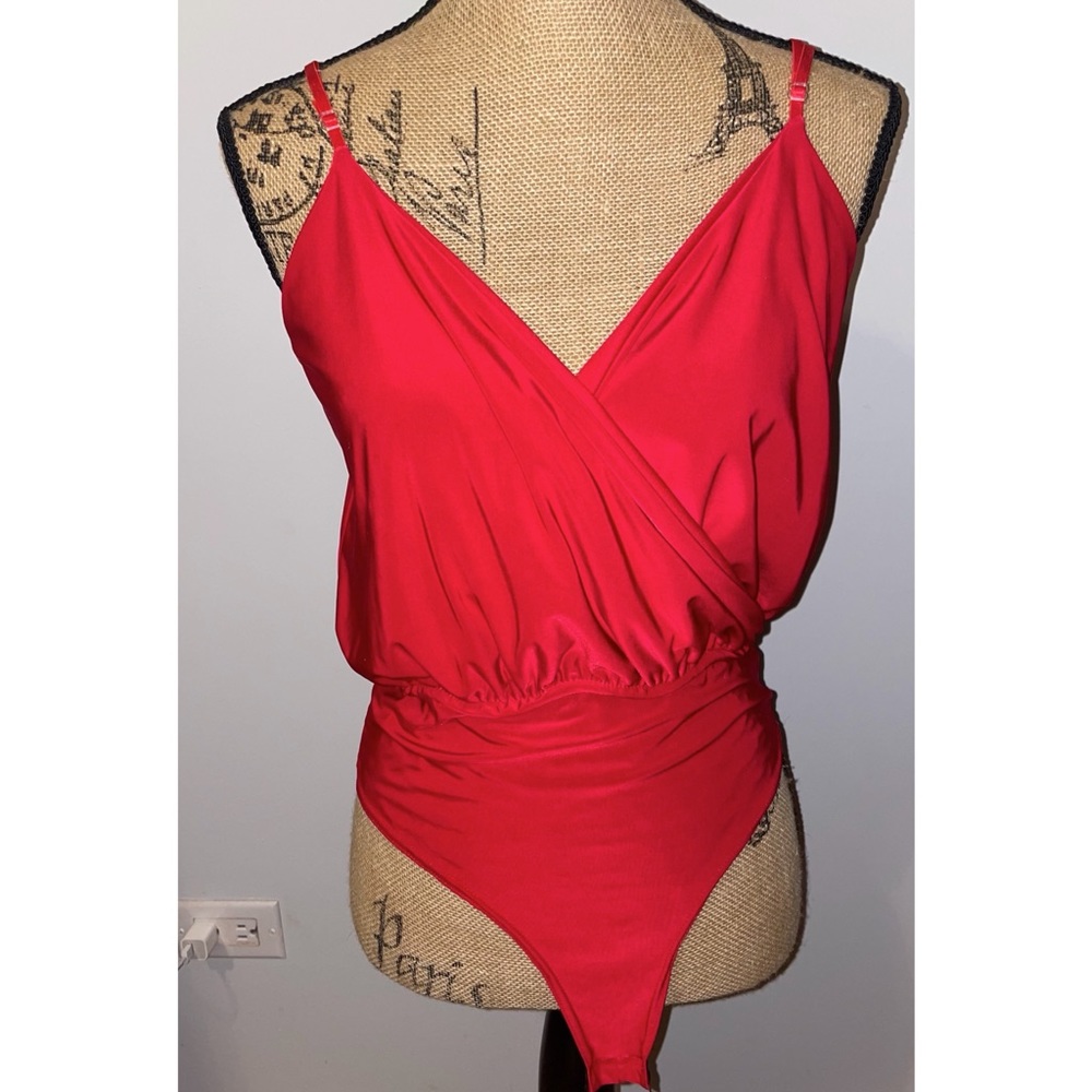 Red bodysuit